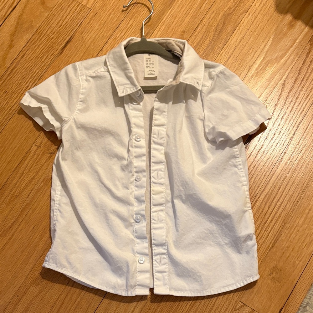 H&M White Kids Button Down Shirt